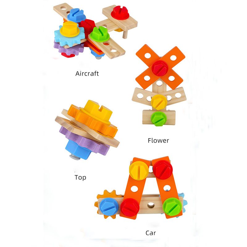 Custom Wooden Puzzle Toys for Kids - DIY Educational Patchwork Creative Toys