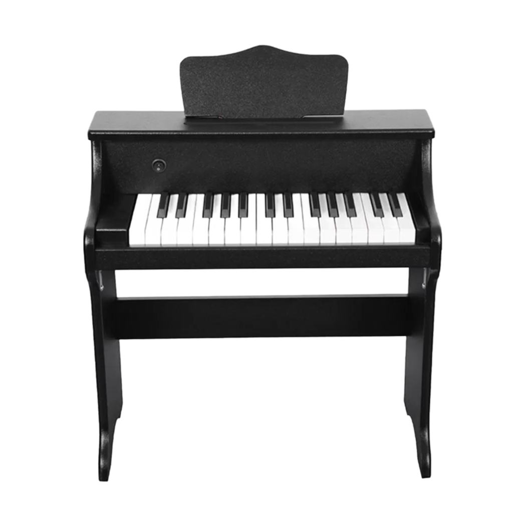 Customizable Black/White/Pink Children's Learning Piano Keyboard Instrument