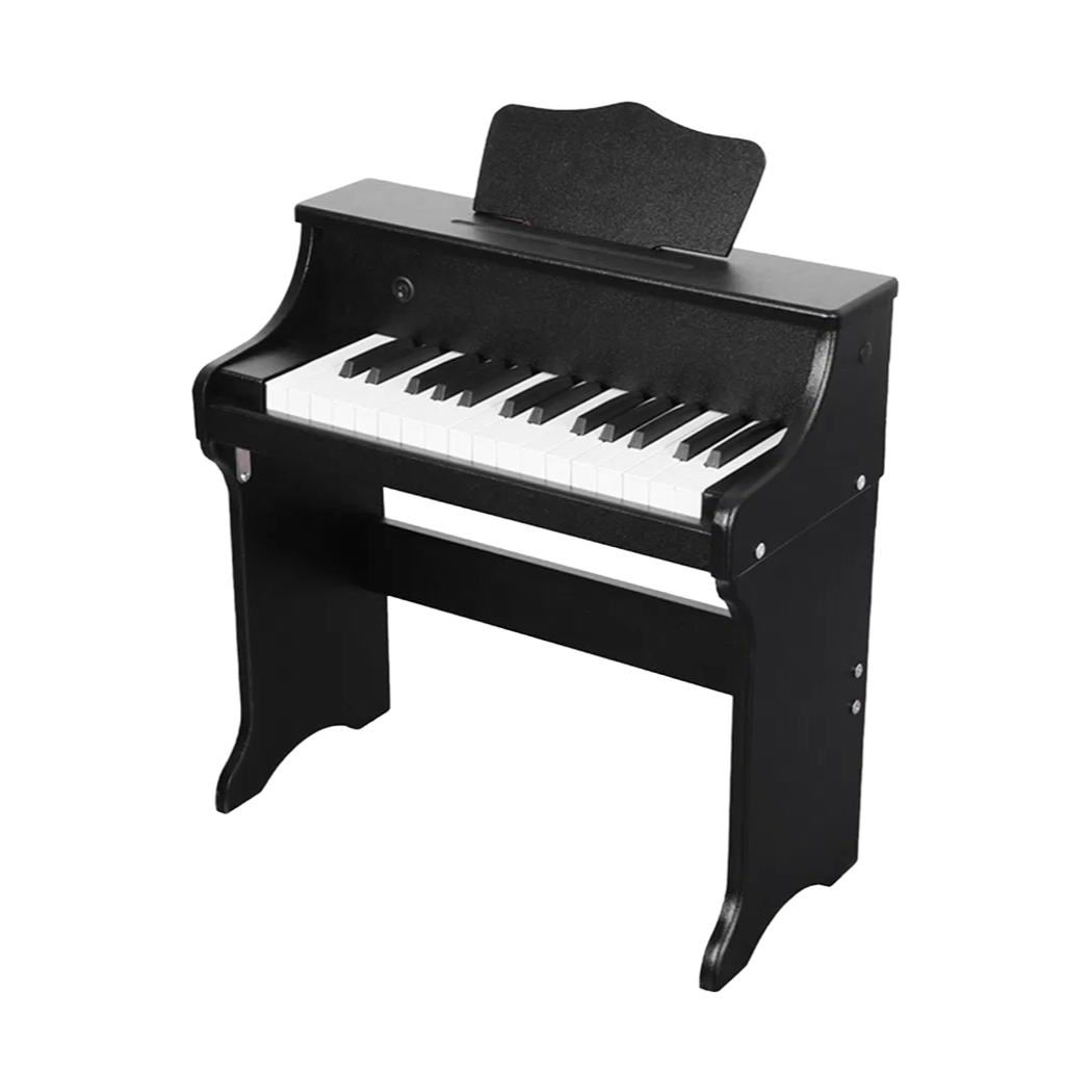 Customizable Black/White/Pink Children's Learning Piano Keyboard Instrument