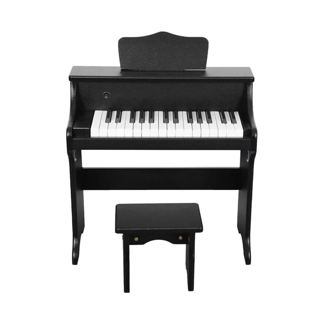 Customizable Black/White/Pink Children's Learning Piano Keyboard Instrument