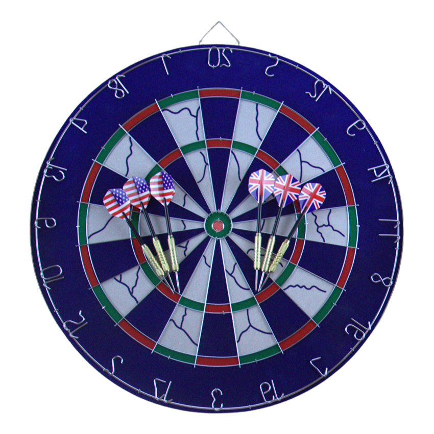 Premium Sisal Bristle Dartboard for Adults - Custom Size & Color Options Available