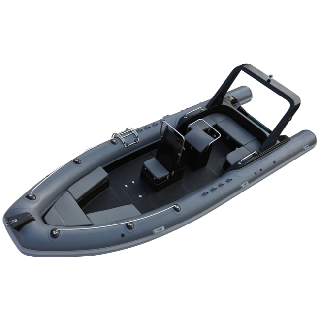 Professional Grade 7-Chamber V-Shape Fiberglass Hull RIB Boat with Yamaha Engine