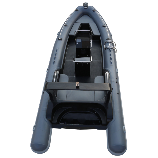 Professional Grade 7-Chamber V-Shape Fiberglass Hull RIB Boat with Yamaha Engine