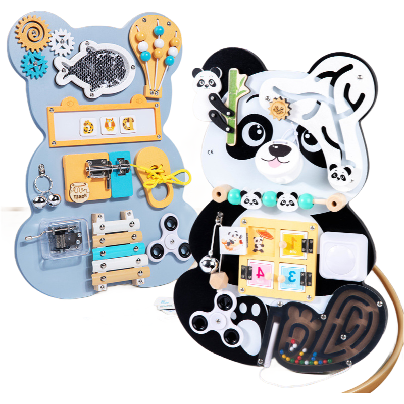 Factory Supply Montessori Wooden Busy Board Games - Customized Preschool Learning Toys