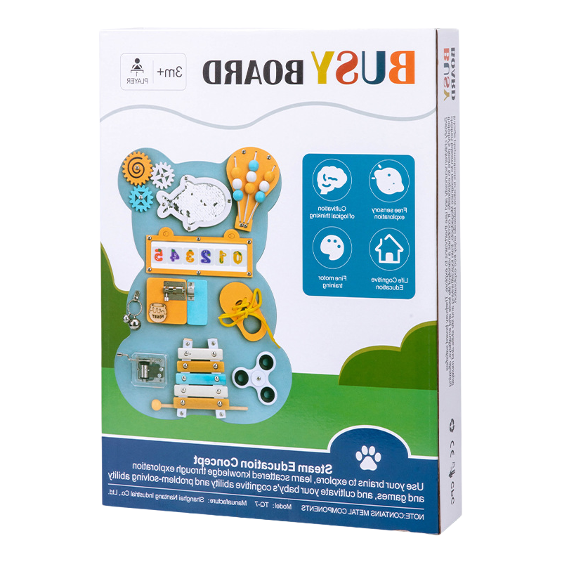 Factory Supply Montessori Wooden Busy Board Games - Customized Preschool Learning Toys
