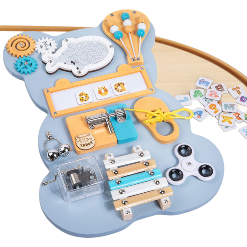 Factory Supply Montessori Wooden Busy Board Games - Customized Preschool Learning Toys