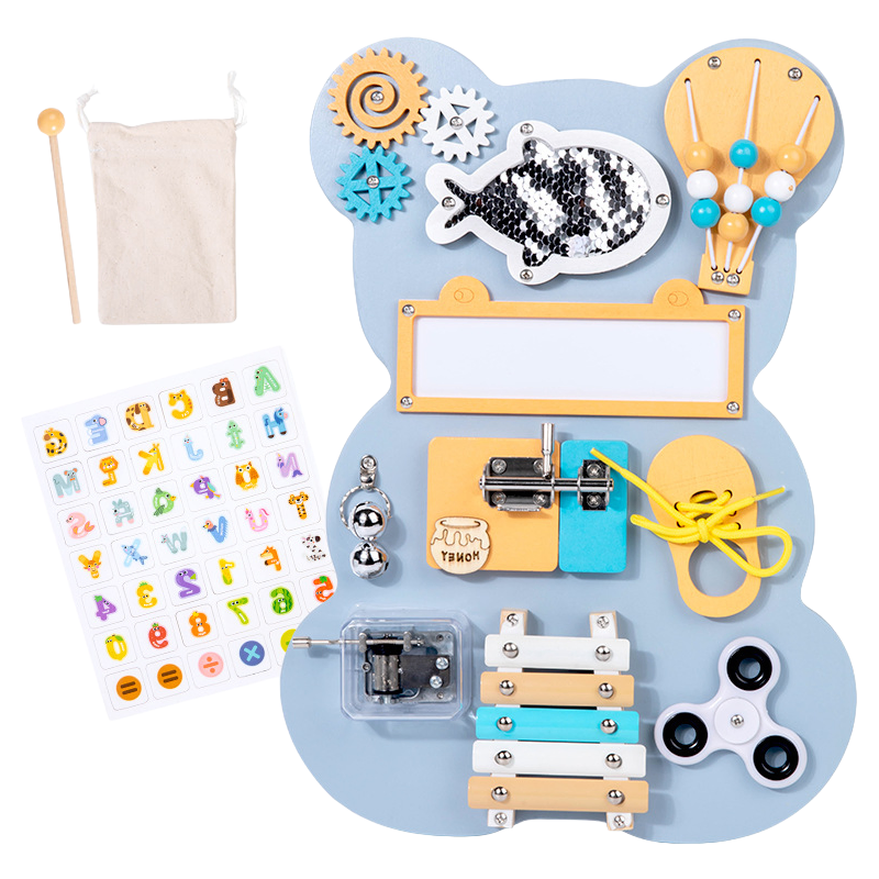 Factory Supply Montessori Wooden Busy Board Games - Customized Preschool Learning Toys
