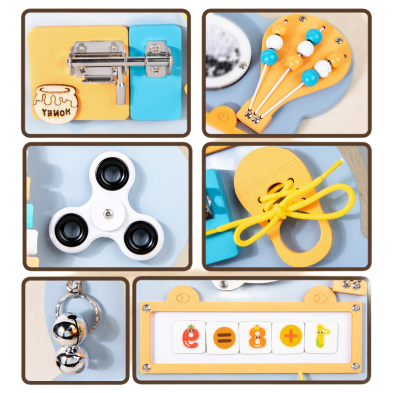 Factory Supply Montessori Wooden Busy Board Games - Customized Preschool Learning Toys