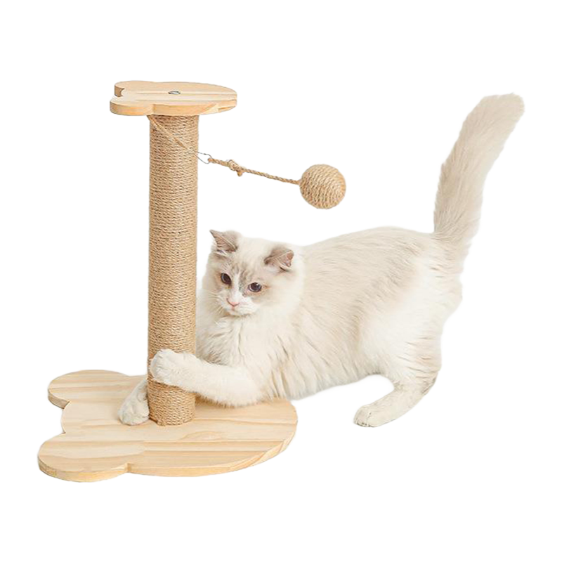 Premium Customized Cat Scratcher Tree with Sisal Wooden Ball - OEM/ODM Pet Furniture