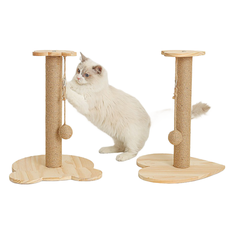 Premium Customized Cat Scratcher Tree with Sisal Wooden Ball - OEM/ODM Pet Furniture