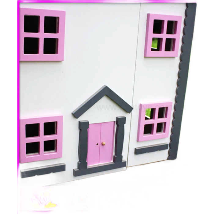 Wholesale Wooden Mini Doll House for Kids W06A154 - Safe & Educational Toy