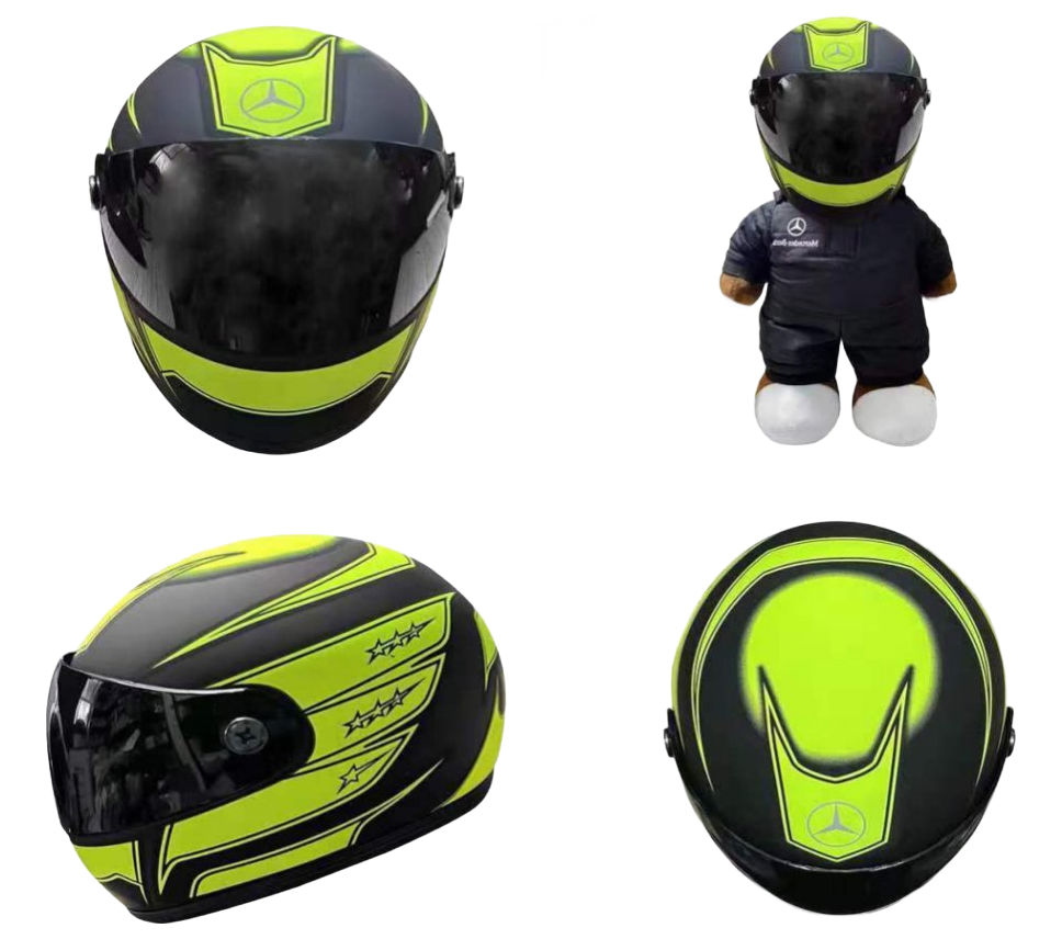 EN71 ASTM Certified Customizable Teddy Bear Helmet Plush Toys Supplier
