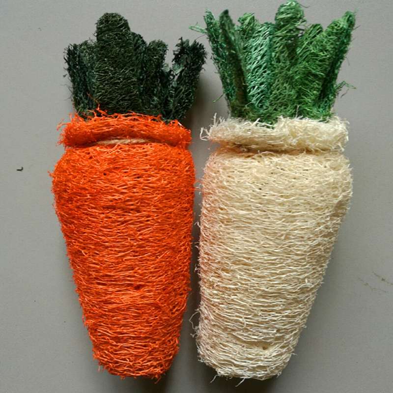 Natural Loofah Dog Teeth Cleaning Chew Toy - HJ-057 Pet Dental Care Chewing Supplies