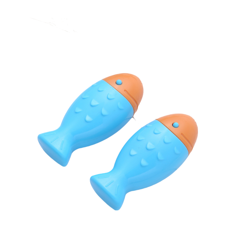 Hot Selling Blue Laser Fish Cat Toy with Custom Logo and RoHS Certification for Pet Entertainment