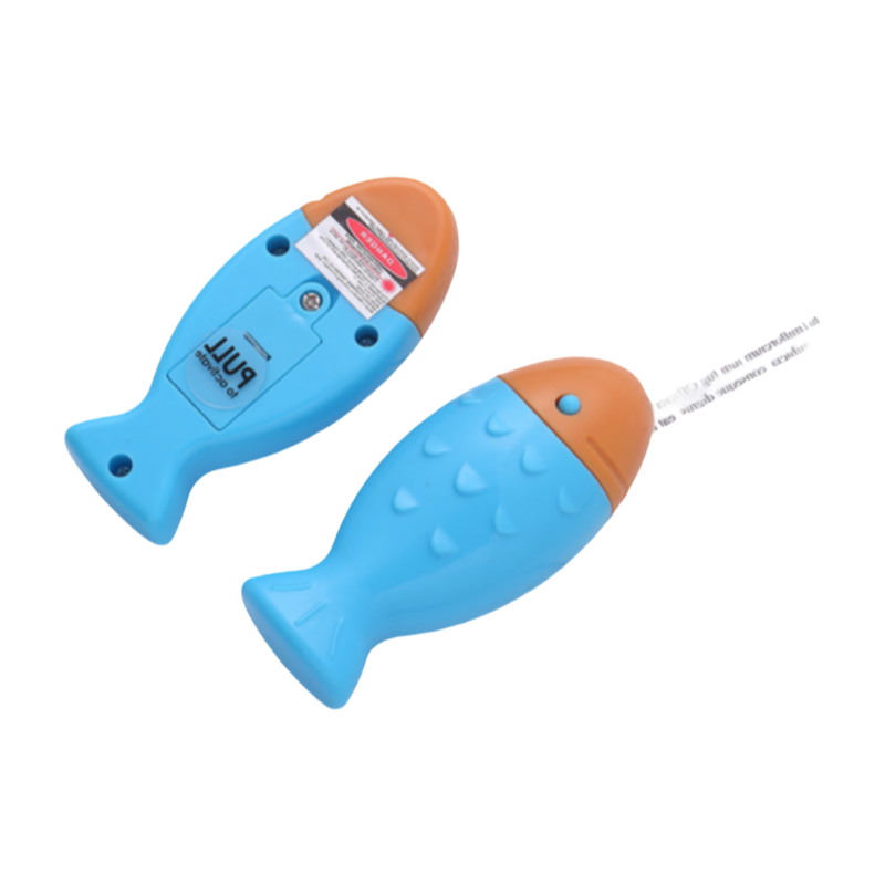 Hot Selling Blue Laser Fish Cat Toy with Custom Logo and RoHS Certification for Pet Entertainment