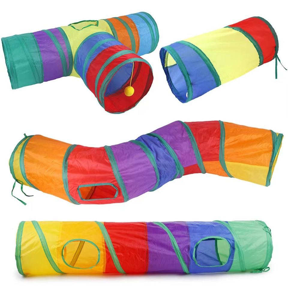 Wholesale Interactive Cat Tunnel Toy - Customizable Plastic Pet Play Tube for Cats