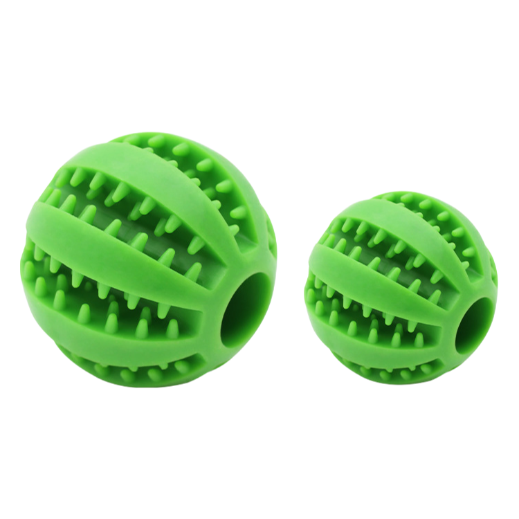 Bite-Resistant Non-Toxic Dog Teeth Cleaning Ball Toy in Various Colors for Wholesale Purchase