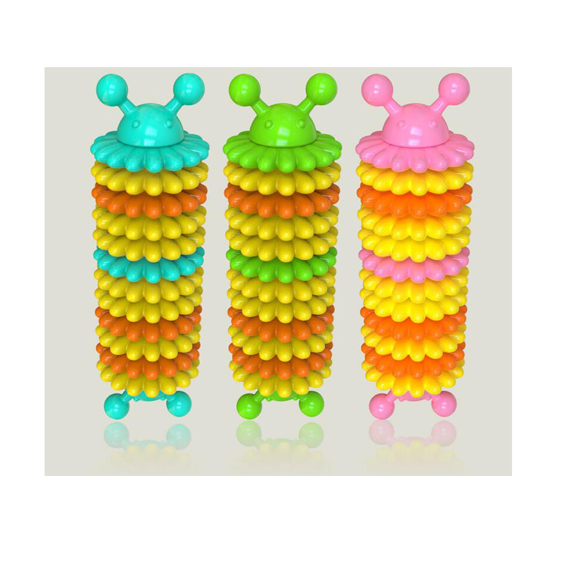 Bulk Caterpillar Shape Dog Chewing Toys - Durable TPR Material for Puppy Teeth Care