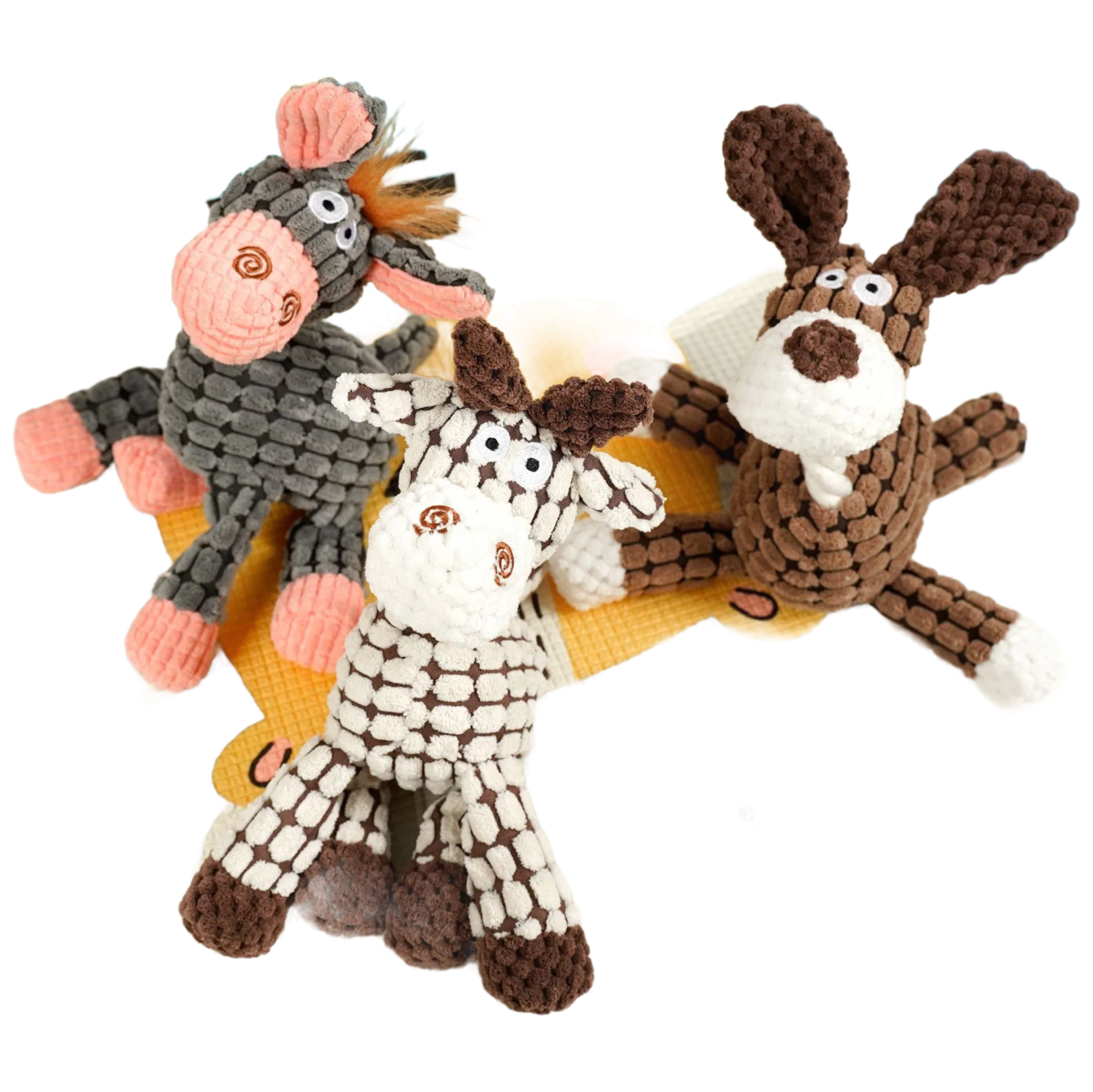 Supply Customizable Donkey Goat Dog Plush Squeaky Toys – High - Quality Teething Chew Stuffed Interactive Dog Toys for Wholesale