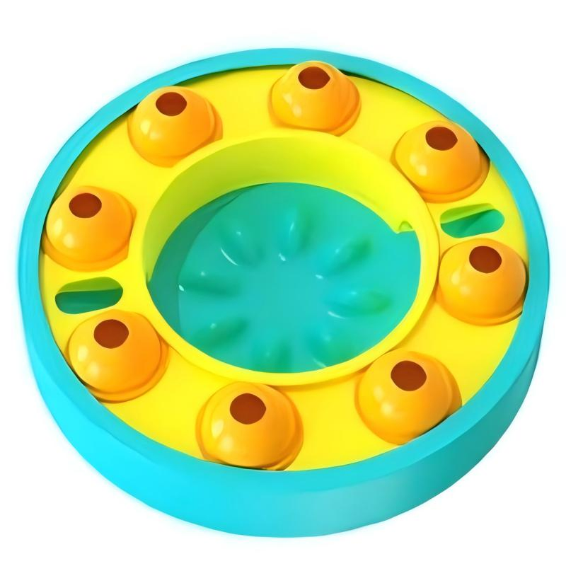 Customizable ABS+PP Pet Food Puzzle Toy with 8 Granaries - IQ Boosting Game for Pets