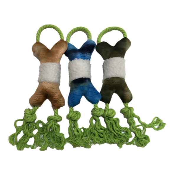 Premium Plush Dog Toys with Squeakers - 18 Inch Fox Raccoon Squirrel Design for Medium Dogs