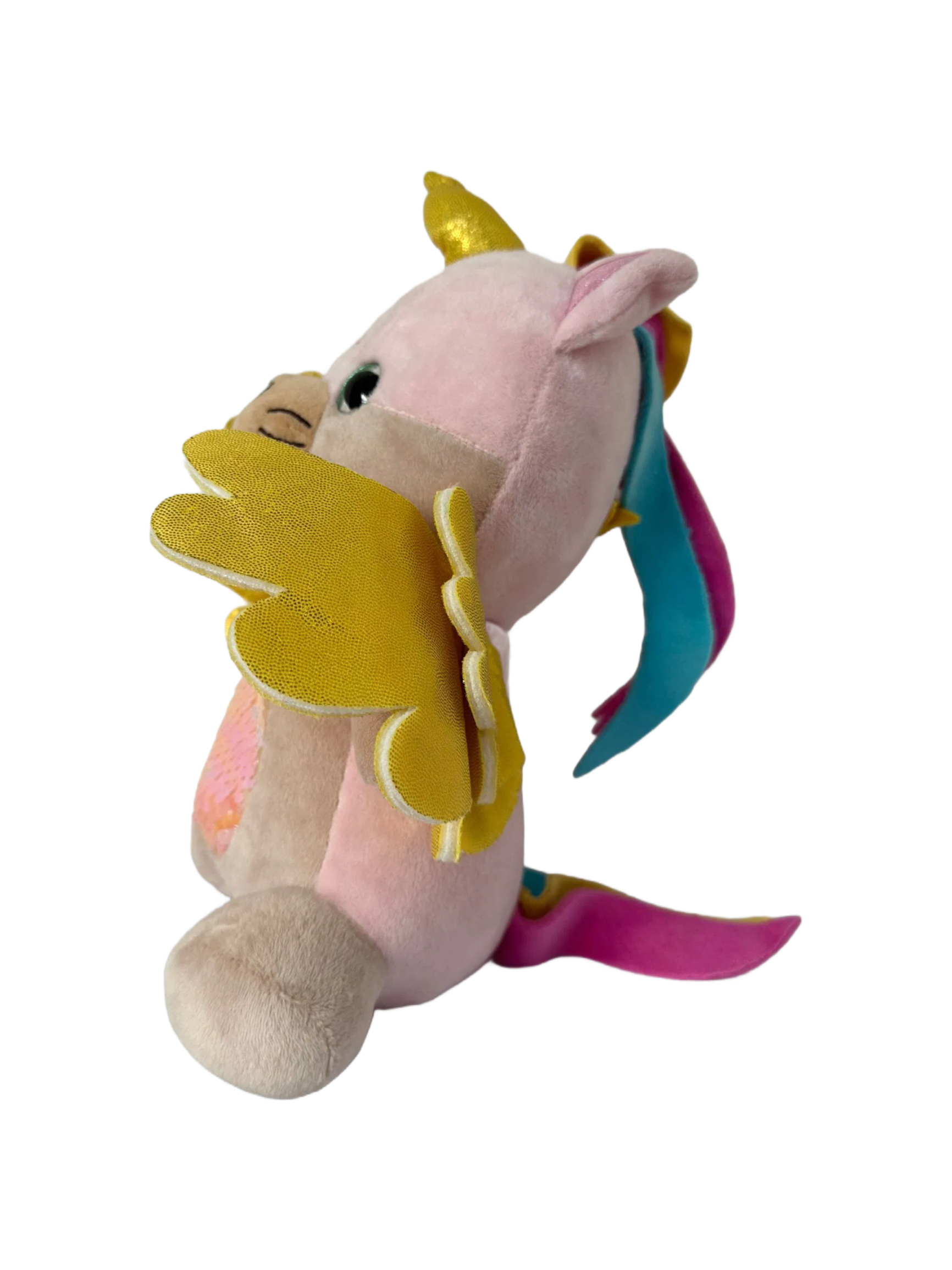 Wholesale Orange Winged Plush Cat Toy - Ultra-Soft Fabric Stuffed Animal for Kids Gifts