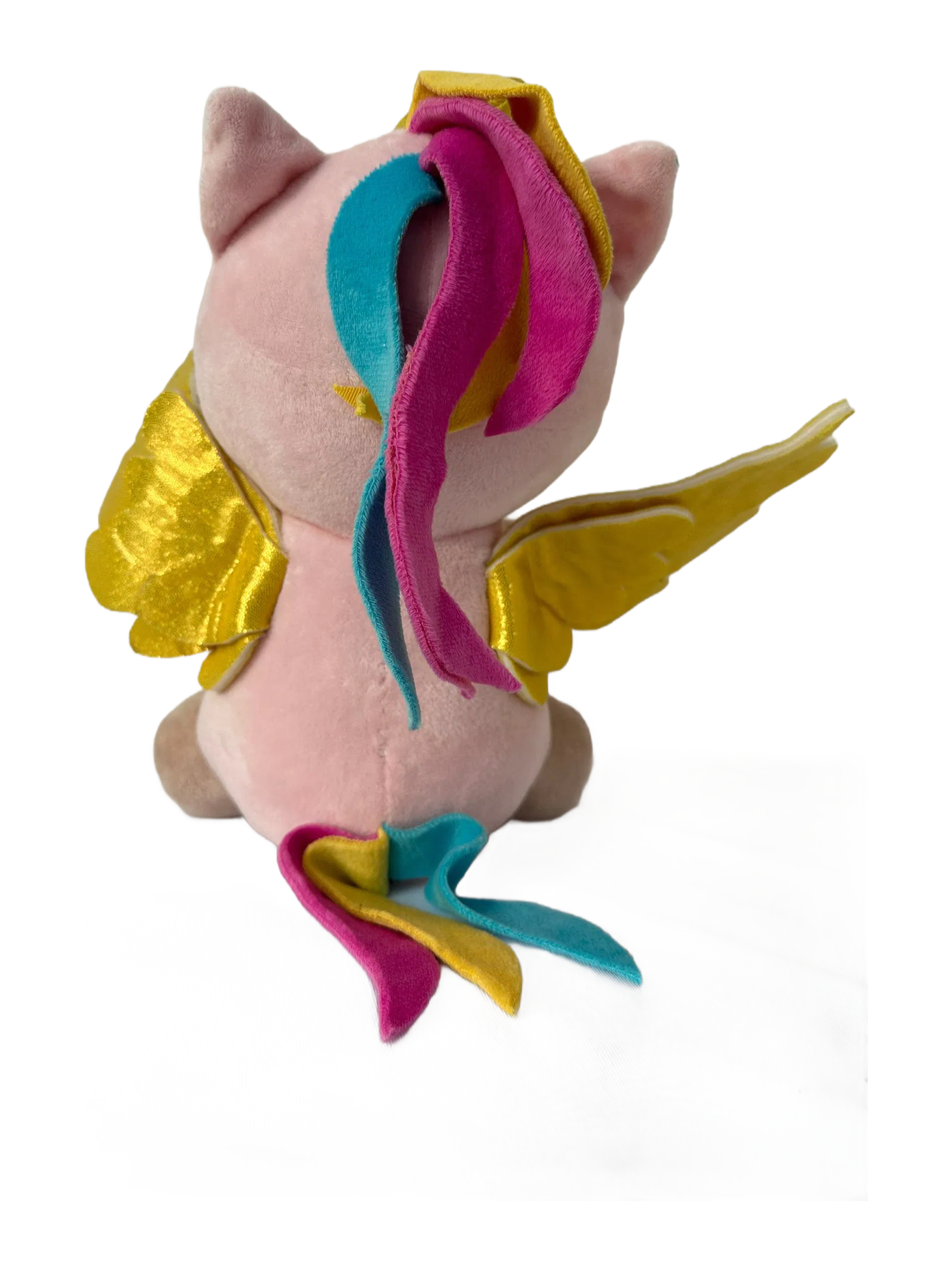Wholesale Orange Winged Plush Cat Toy - Ultra-Soft Fabric Stuffed Animal for Kids Gifts