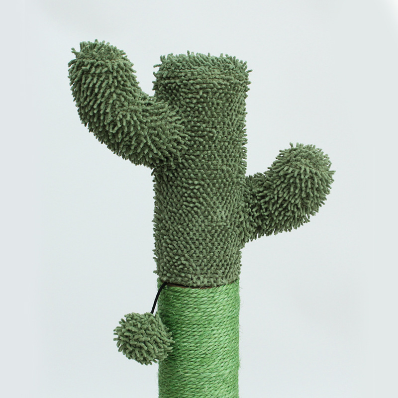 Funny Cactus Cat Scratcher Toy 40X40X60CM Size for Scratching Training and Play