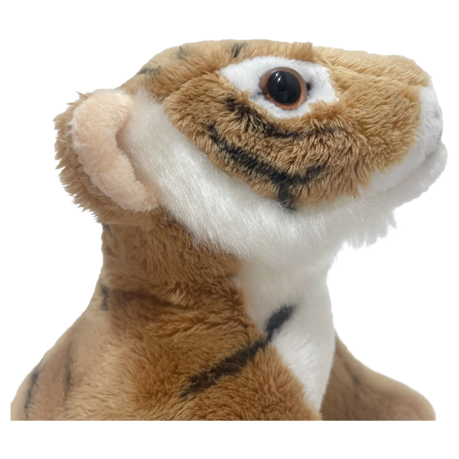 Eco-Friendly Lifelike Tiger Plush Toy 17cm - Soft Polyester Stuffed Animal for Kids
