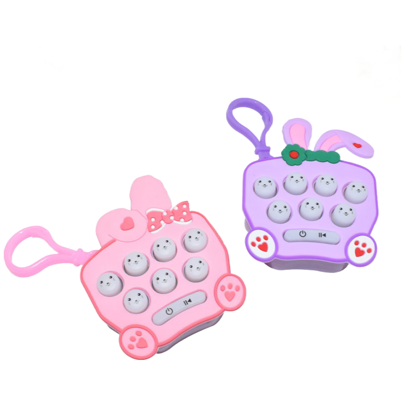 BPA Free Portable Handheld Game Console Keychain - Customizable Children's Toy Supplier