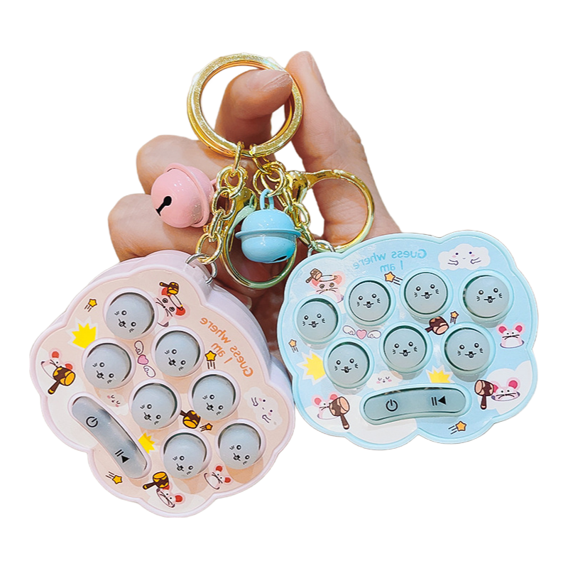 BPA Free Portable Handheld Game Console Keychain - Customizable Children's Toy Supplier