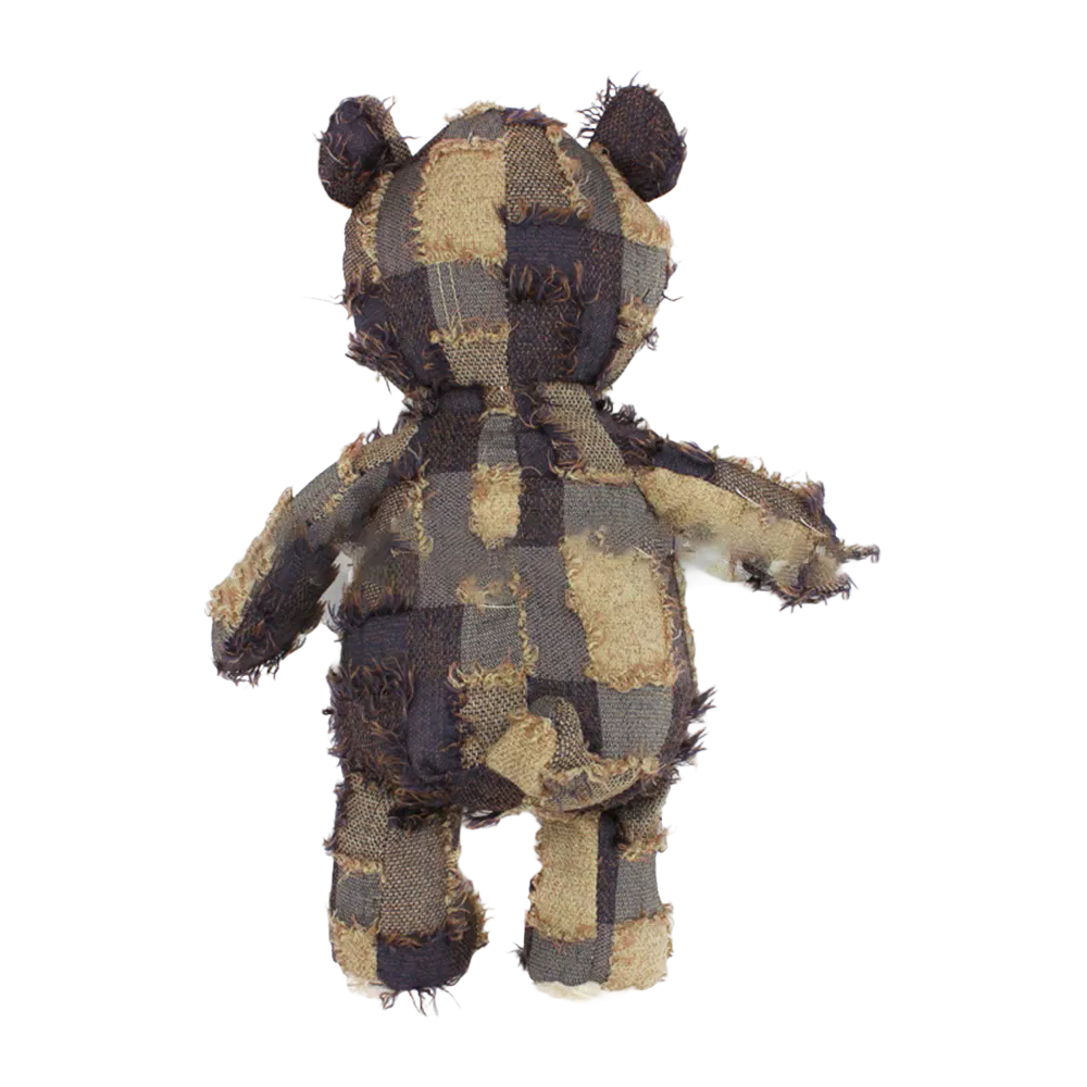 Indestructible Robust Bear Dog Toy for Heavy Chewers - Durable Plush Squeaky Pet Toy