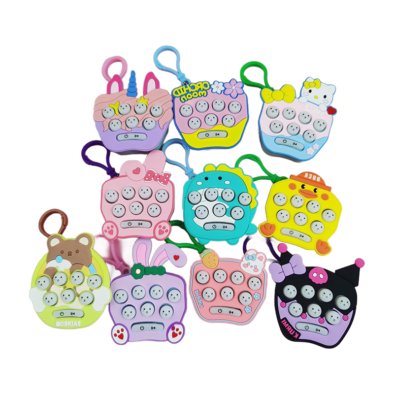 Bulk Order Mini Keychain Bubble Puzzle - EN71 Certified Light Up Game Toy