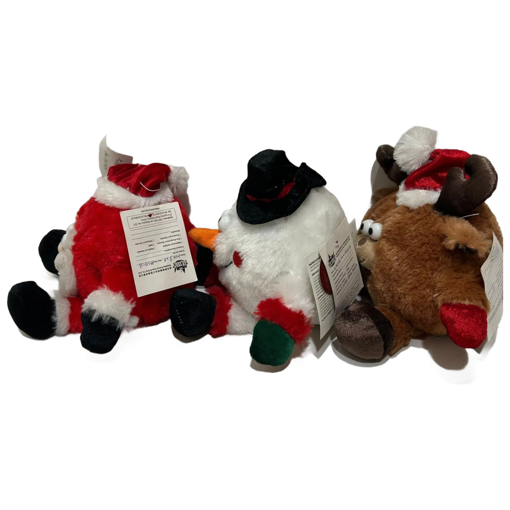 2023 Best Selling Animated Dancing Christmas Plush Toy with Music - Soft Plush Santa & Reindeer Collection