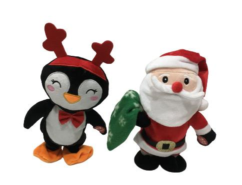 2022 New Christmas Singing Dancing Reindeer Plush Stuffed Animal Toy with BSCI Certification