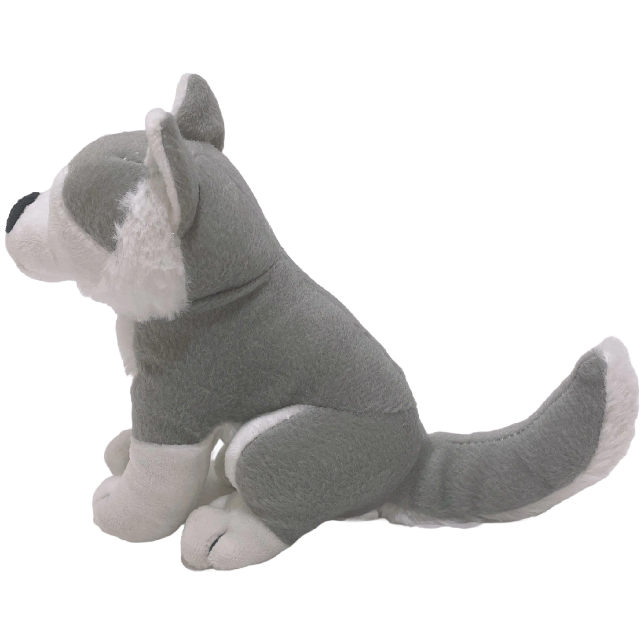 15cm Sitting Husky Plush Toy - Snowfield Series Stuffed Animal with BSCI Certification