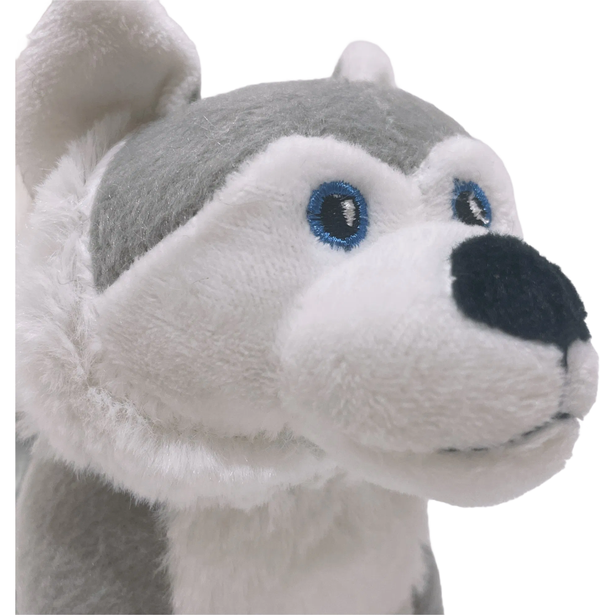 15cm Sitting Husky Plush Toy - Snowfield Series Stuffed Animal with BSCI Certification