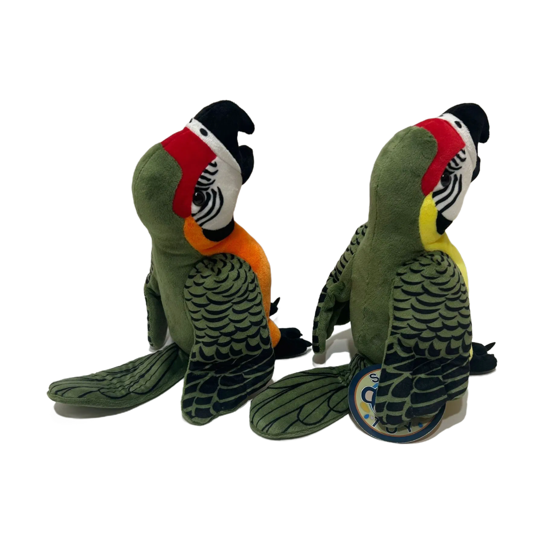 Premium 2-Color Talking Parrot Plush Toy - Interactive Animal Stuffed Toy for Kids