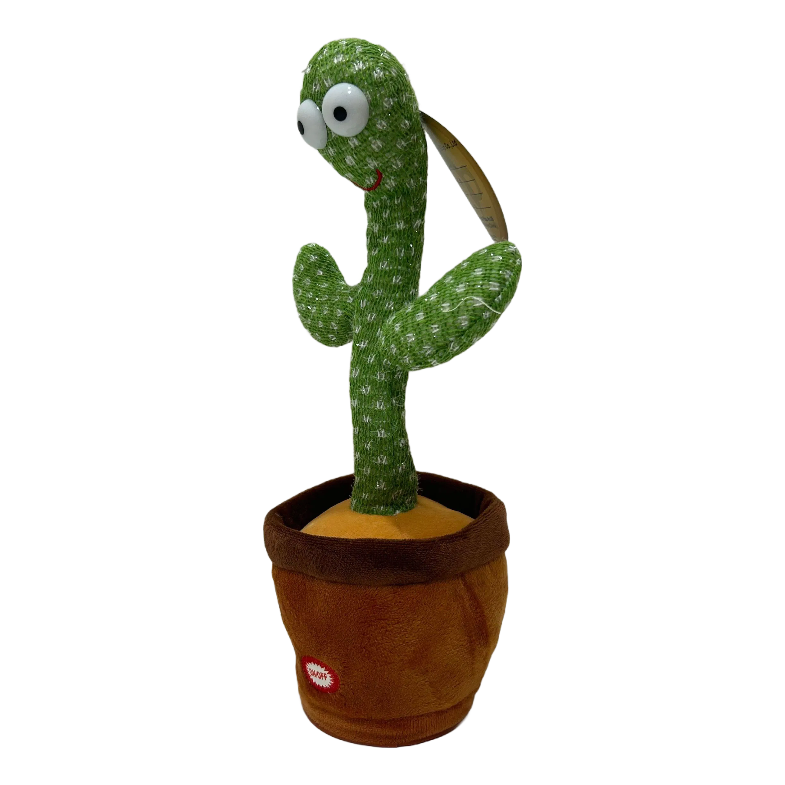 Interactive Talking Cactus Plush Toy - TikTok Viral Recording Repeating Singing Stress Relief Gift for Kids 3+
