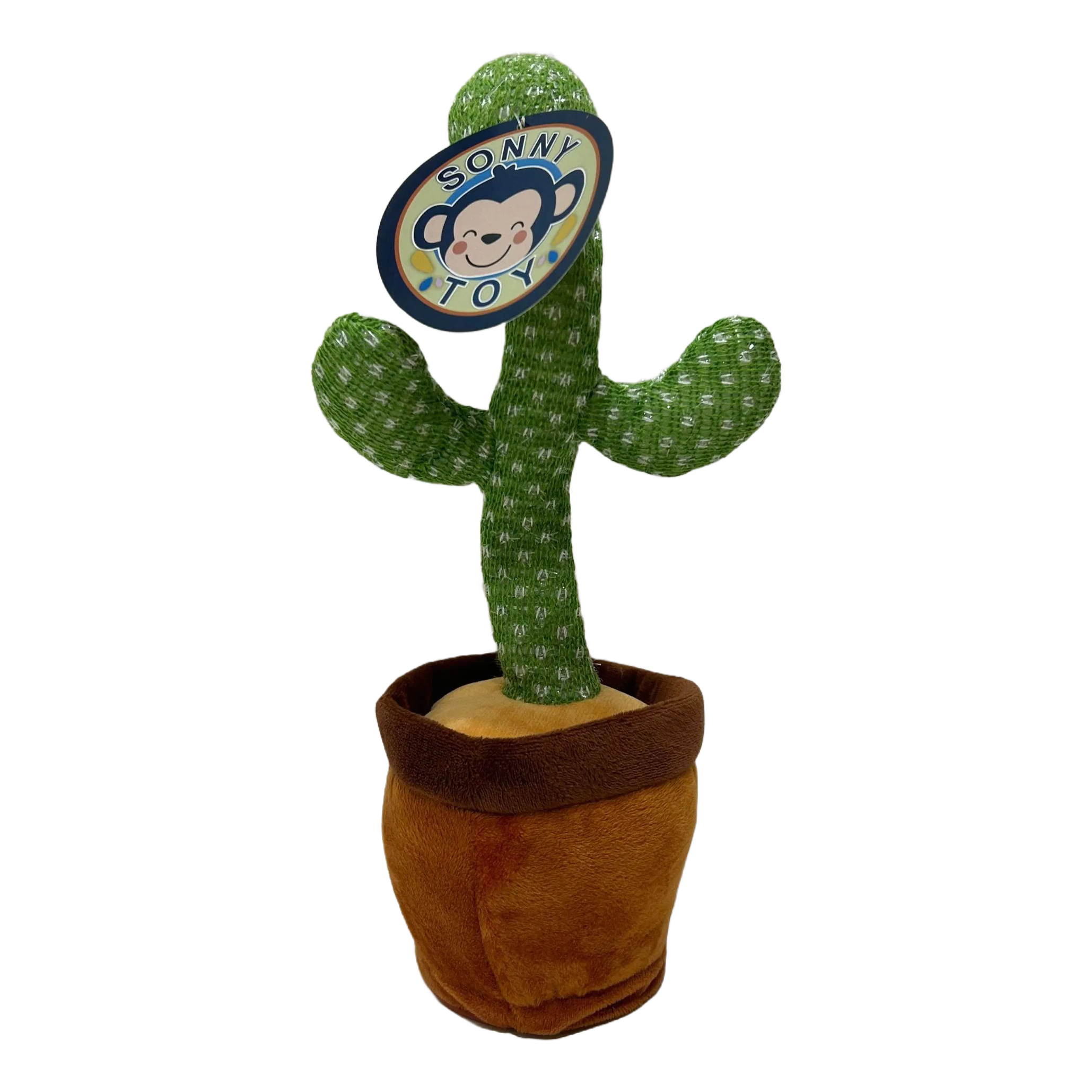 Interactive Talking Cactus Plush Toy - TikTok Viral Recording Repeating Singing Stress Relief Gift for Kids 3+