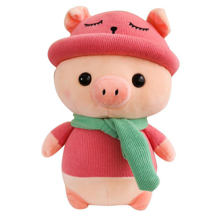 Custom Kawaii Plush Pig Stuffed Animal Toy - Soft Baby Toy with Safety Certification