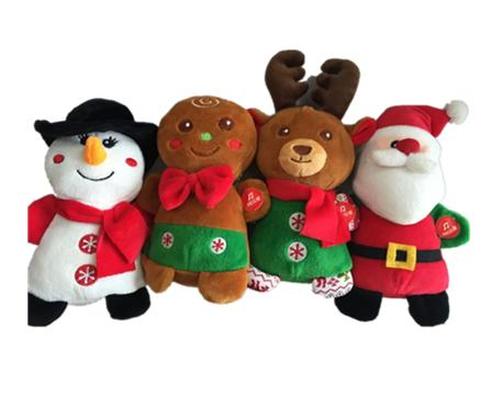Wholesale Christmas Plush Animal Toys with Music Box - EN71 Certified Soft Stuffed Toys for Kids
