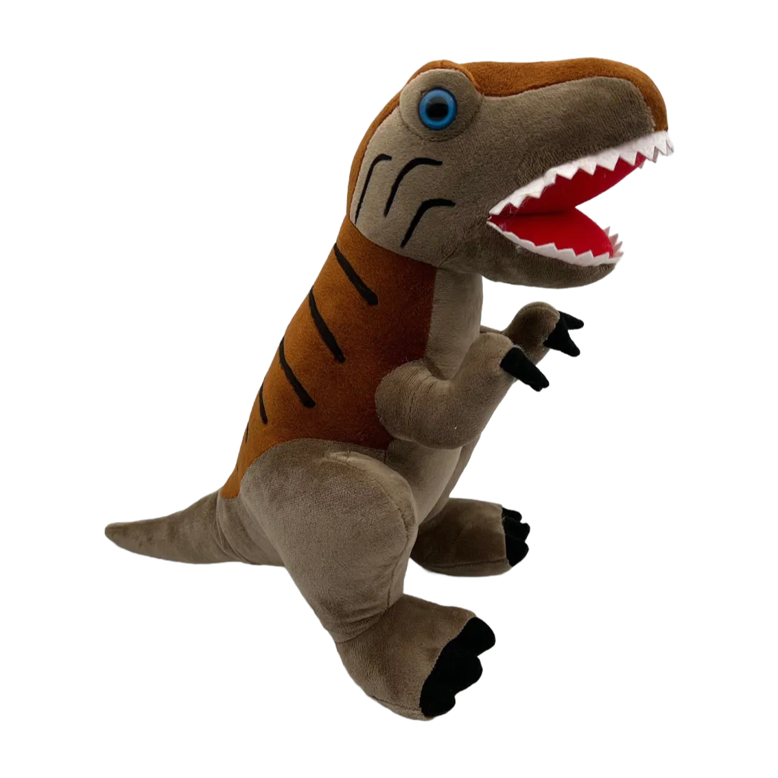 Premium Weighted Dinosaur Plush Toys - Pink Dino/Green Triceratops/Orange Dragon/Yellow Leopard Stuffed Animals