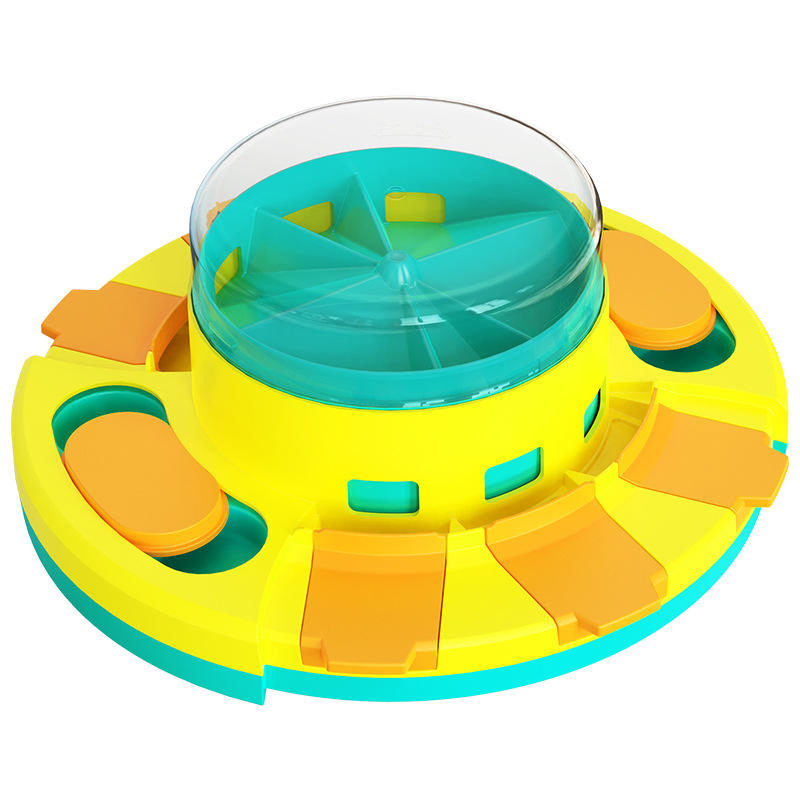 Custom Plastic Slow Feeder Dog Bowl - Interactive Puzzle Toy for Dogs