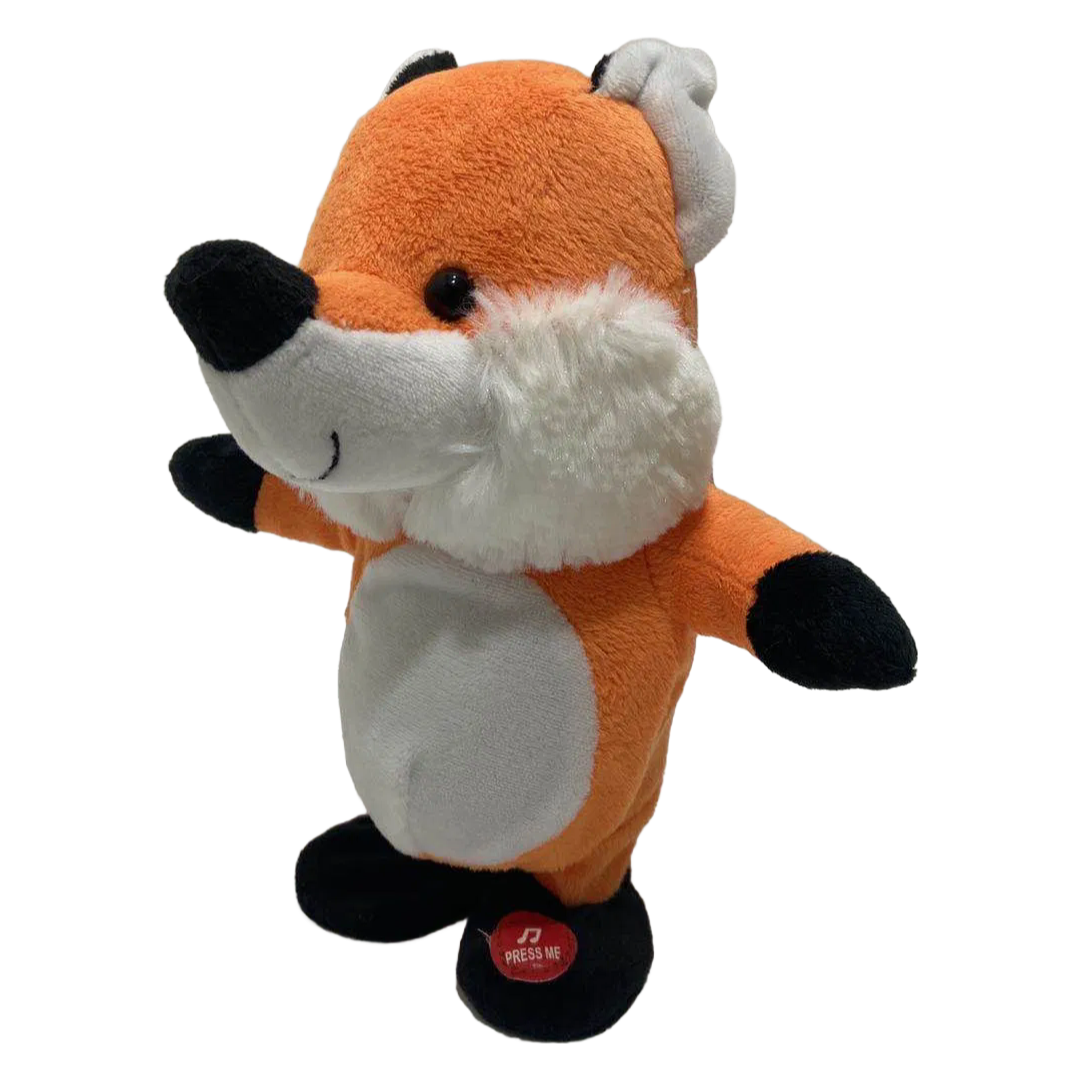 2023 Interactive Talking Walking Fox Plush Toy - High Quality Electronic Animal Stuffed Toy for Kids