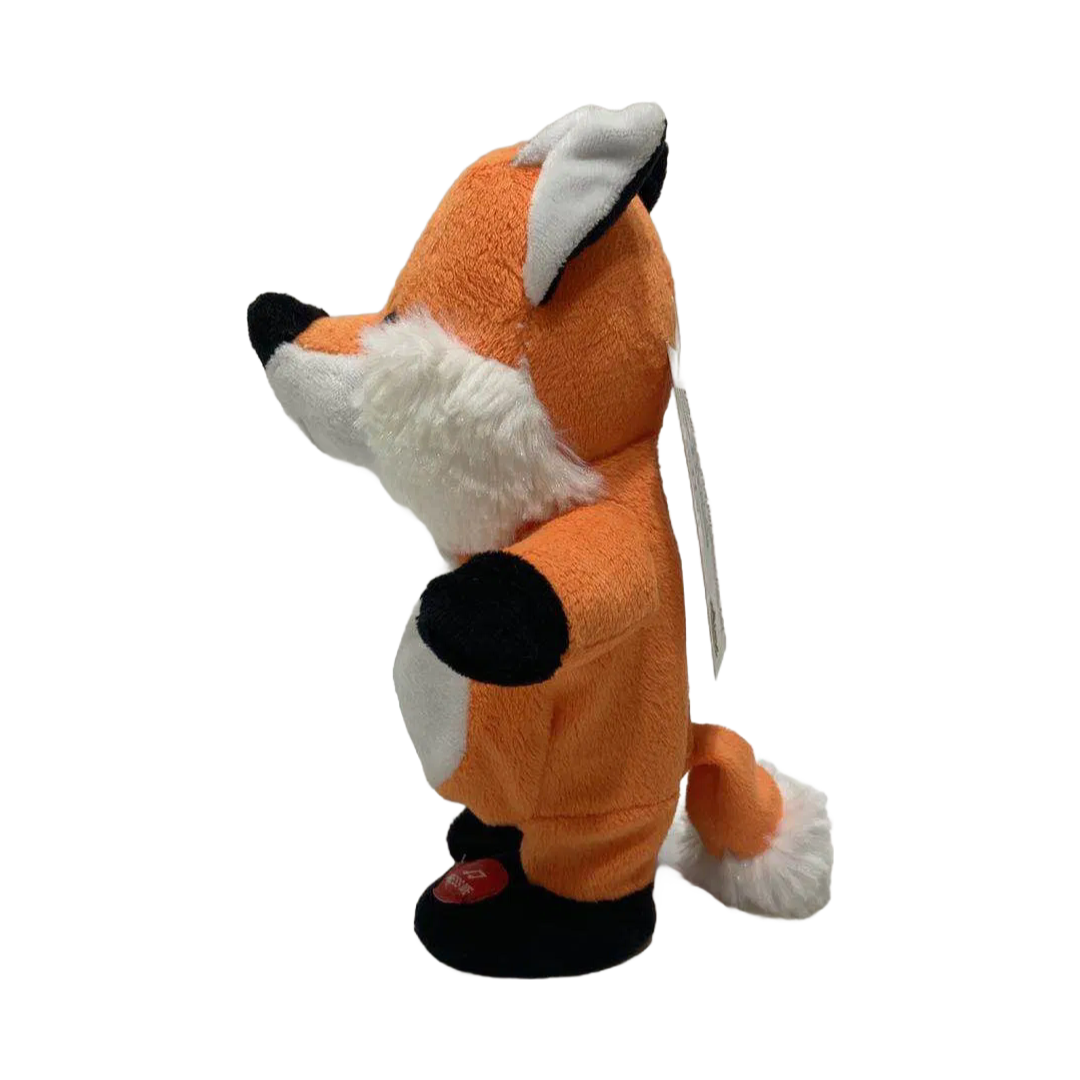 2023 Interactive Talking Walking Fox Plush Toy - High Quality Electronic Animal Stuffed Toy for Kids
