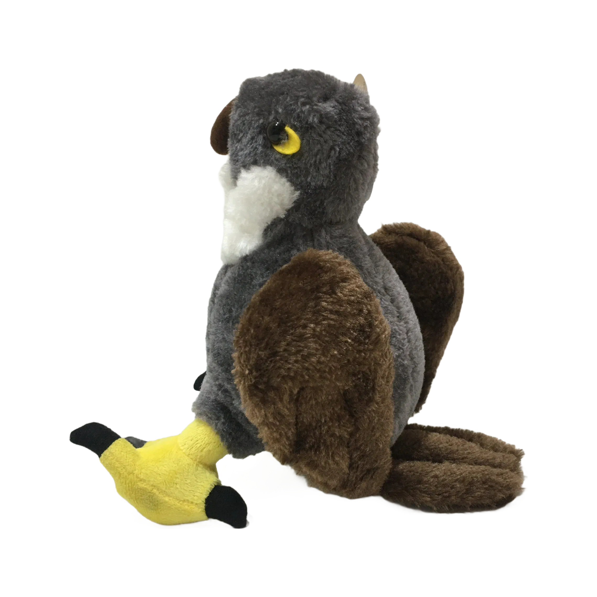 23cm Realistic Eagle Plush Toy - Soft Stuffed Animal for Kids, Educational Gift & Home Decor