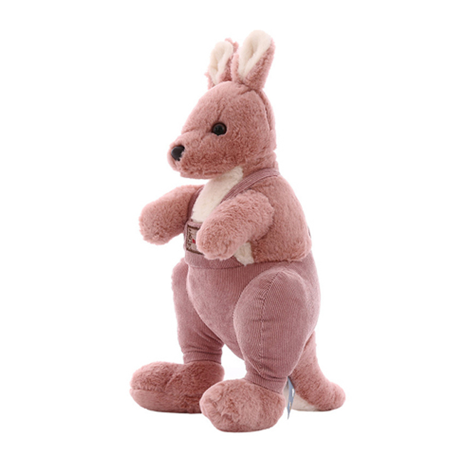 Custom Plush Kangaroo Stuffed Animal Toy - Soft Huggable Educational Kids Gift