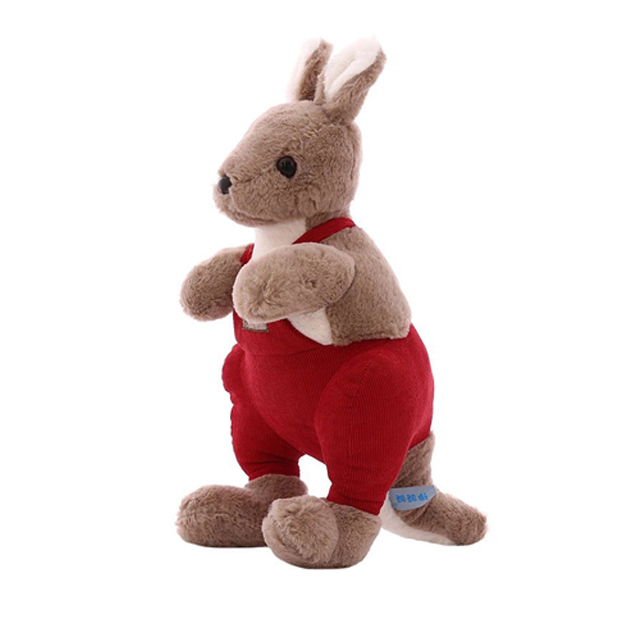 Custom Plush Kangaroo Stuffed Animal Toy - Soft Huggable Educational Kids Gift
