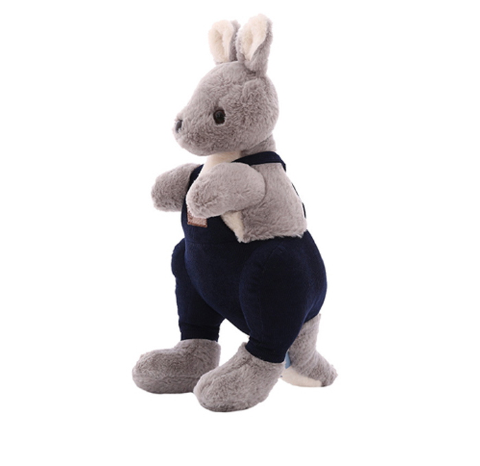 Custom Plush Kangaroo Stuffed Animal Toy - Soft Huggable Educational Kids Gift